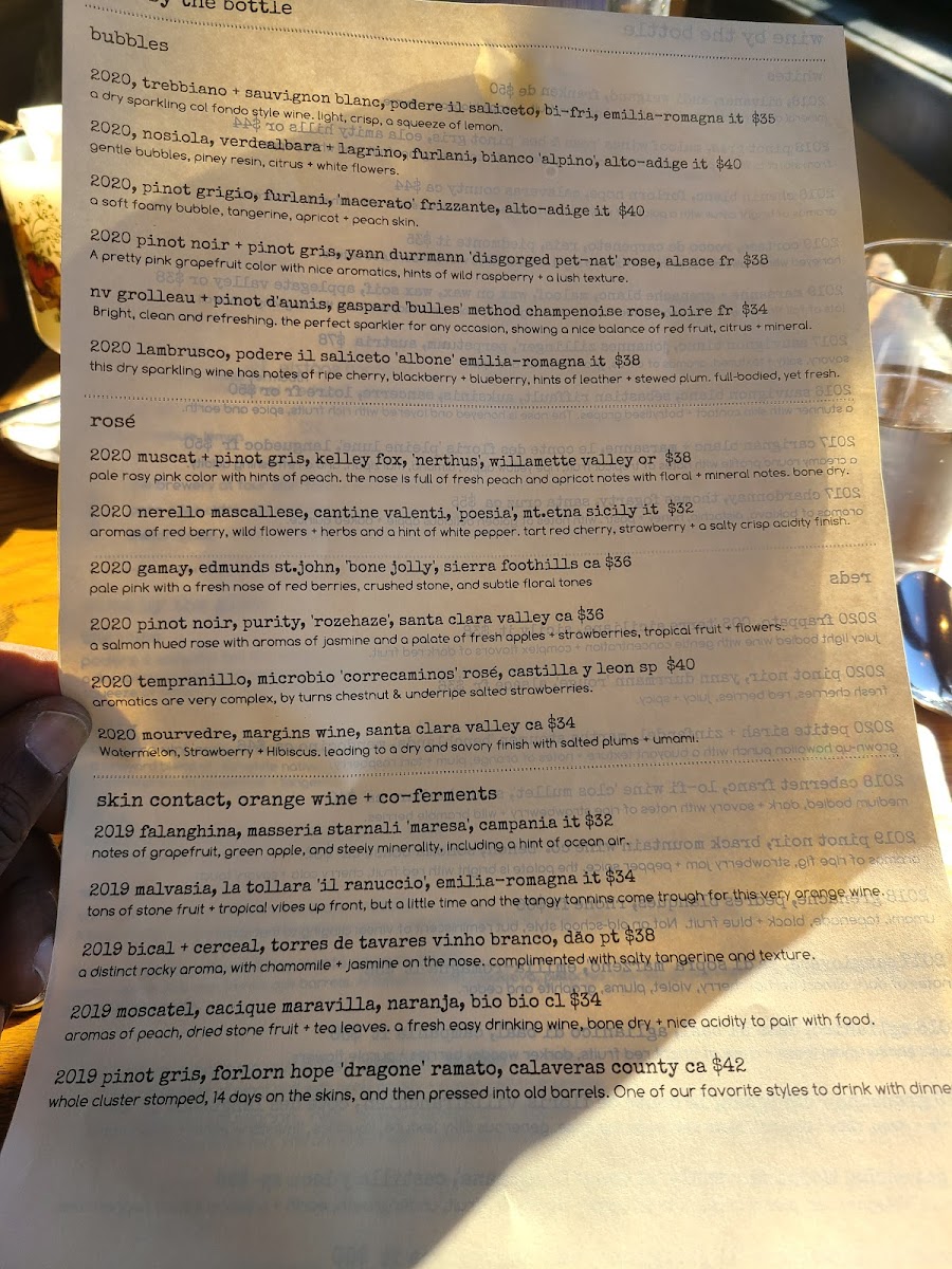 Menu - Deadhorse Hill photo 9